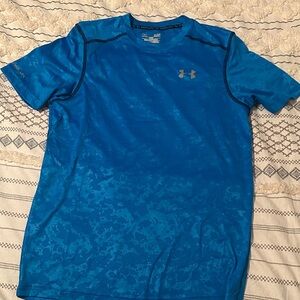 Under Armour Men’s Bright Blue Short Sleeve Performance Tee EUC Small